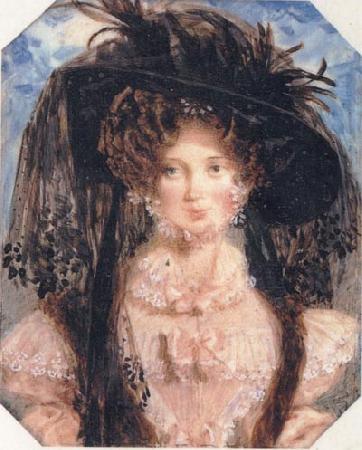 Alfred Eduard Chalon Mrs De Wint oil painting image